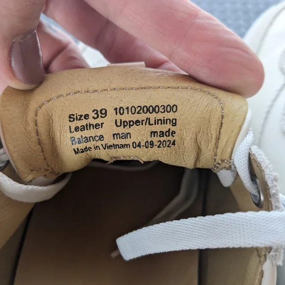 Dansko Women's Cream Lace-Up Sneakers - Picture 5 of 5